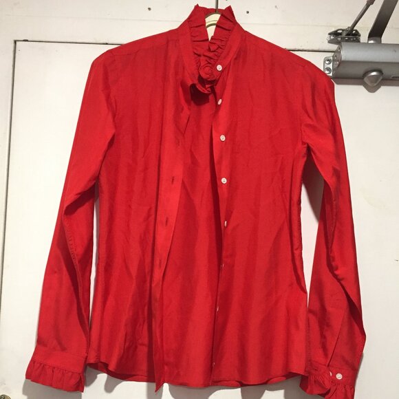 VINTAGE HARRY ROSEN SILK SHIRTS SIZE 8 - Picture 4 of 6